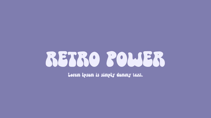 RETRO POWER Font