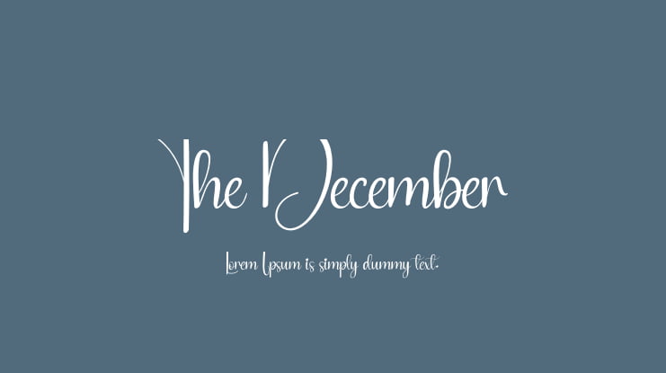 The December Font