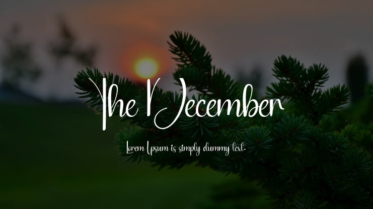 The December Font