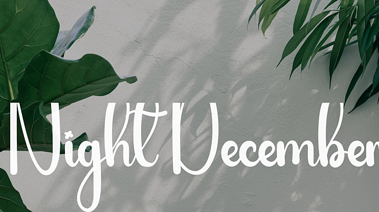 Night December Font
