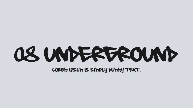 08 Underground Font