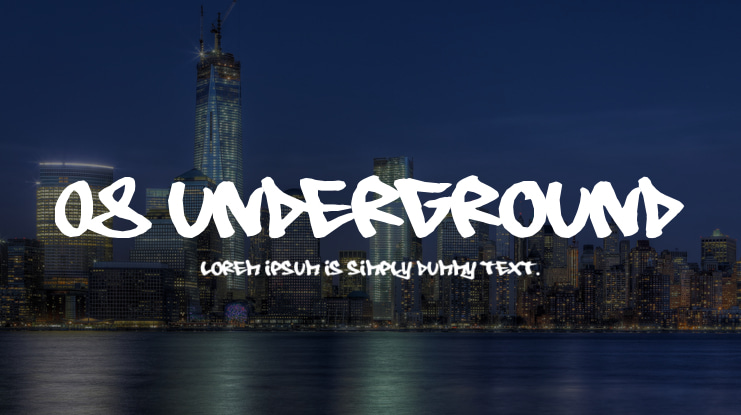 08 Underground Font