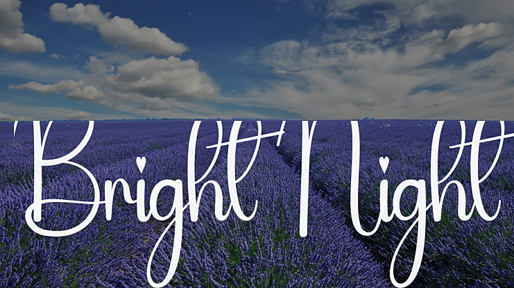 Bright Night Font