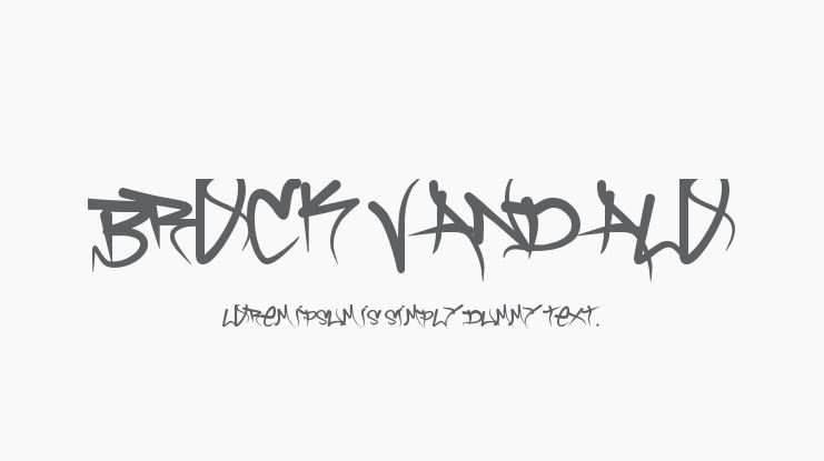 Brock Vandalo Font