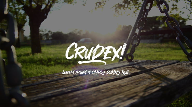 Crudex Font