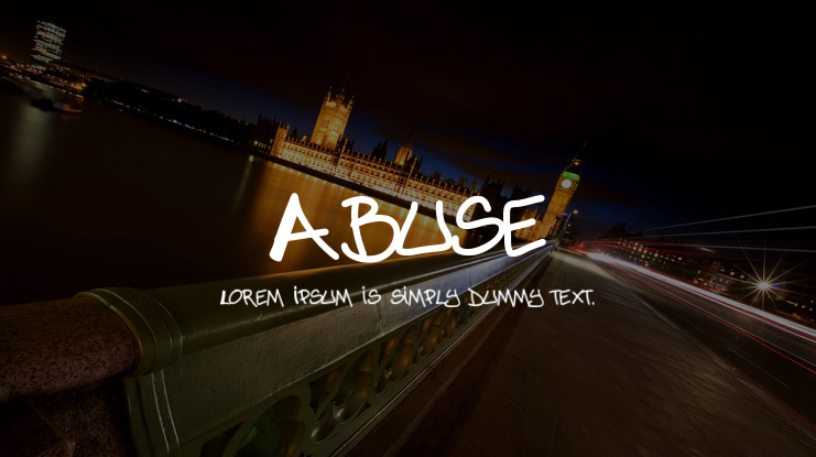 Abuse Font