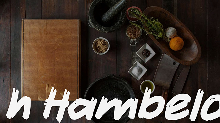 h Hambelo Font