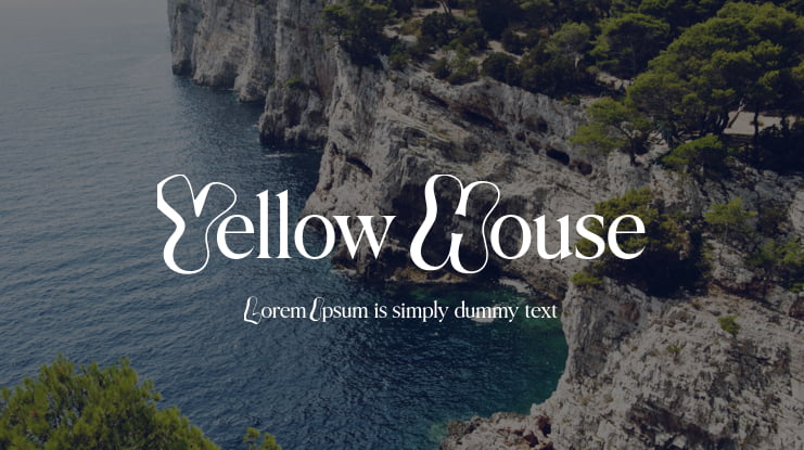 Yellow House Font
