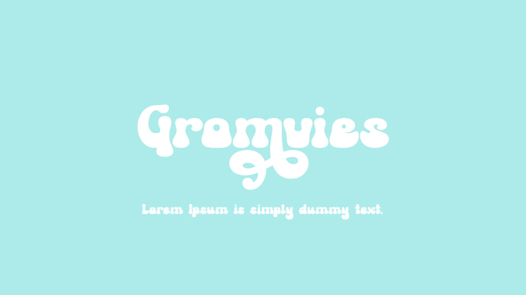 Gromvies Font