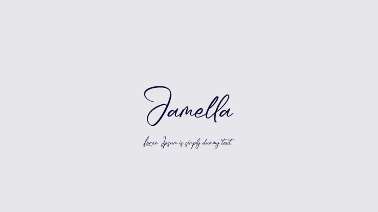 Jamella Font