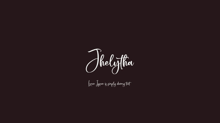 Jhelytha Font