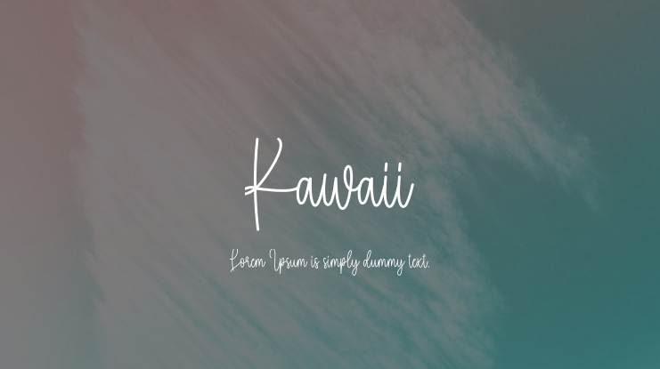 Kawaii Font