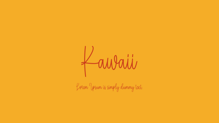 Kawaii Font