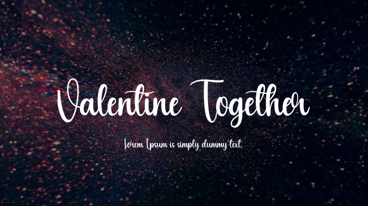 Valentine Together Font