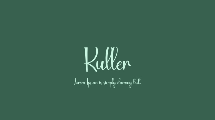 Ruller Font