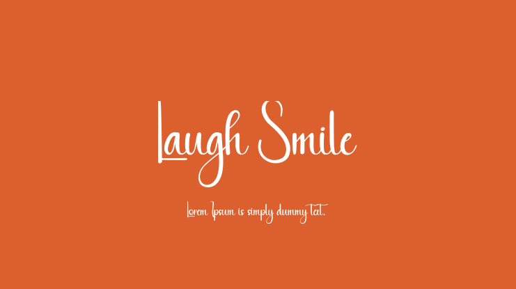 Laugh Smile Font