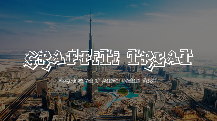 Graffiti Treat Font
