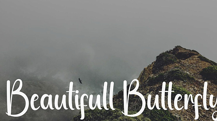 Beautifull Butterfly Font