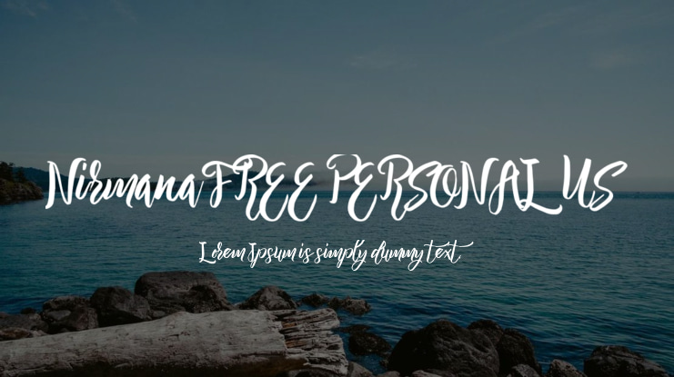 Nirmana FREE PERSONAL US Font
