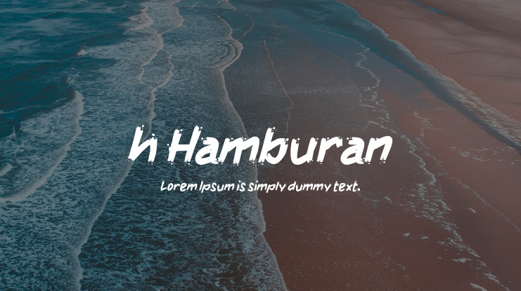 h Hamburan Font