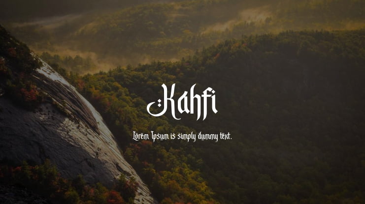 Kahfi Font
