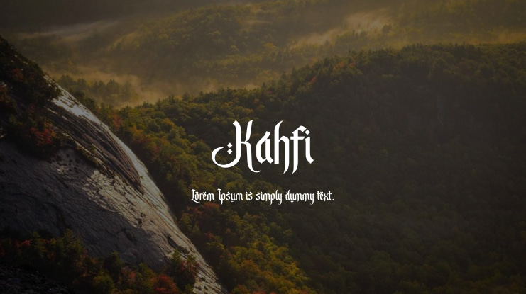 Kahfi Font