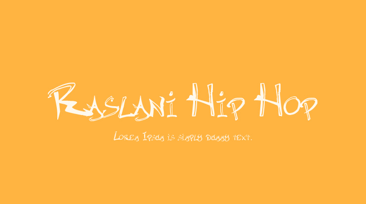 Raslani Hip Hop Font