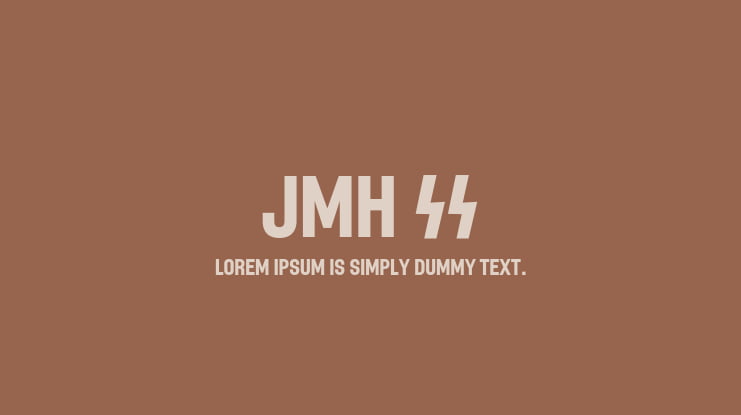 JMH SS Font