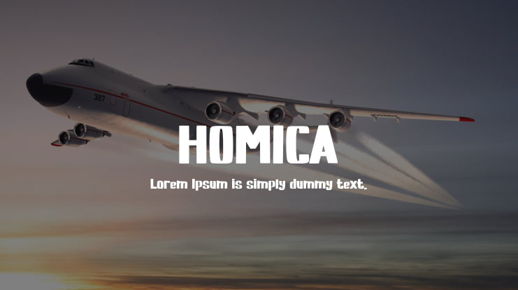 HOMICA Font
