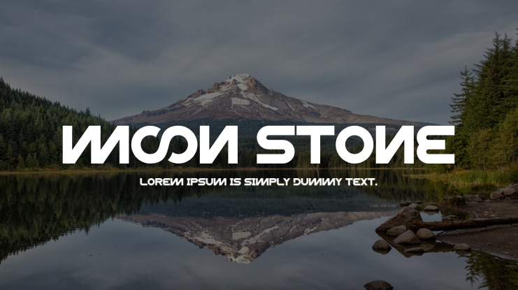 MOON STONE Font