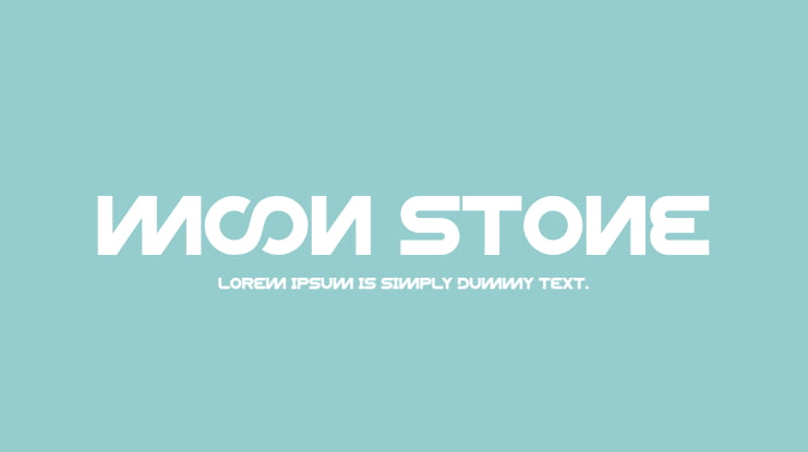 MOON STONE Font