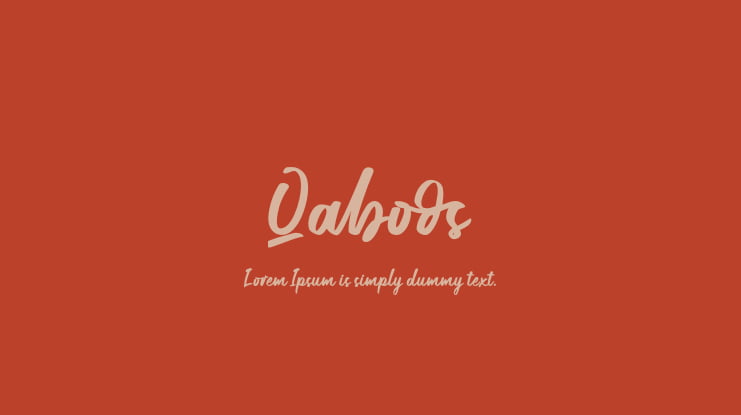 Qaboos Font