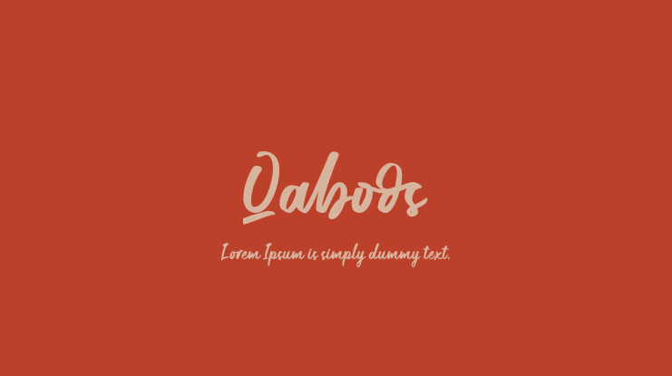 Qaboos Font