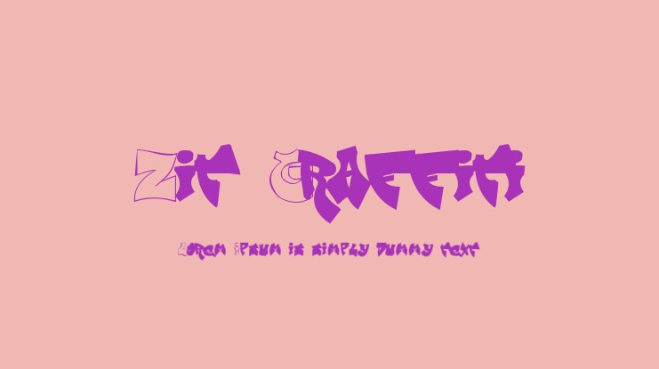 Zit Graffiti Font