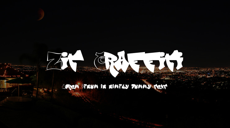 Zit Graffiti Font