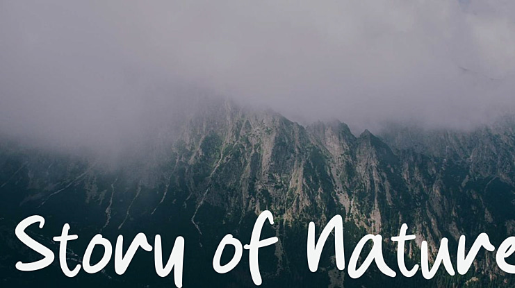 Story of Nature Font