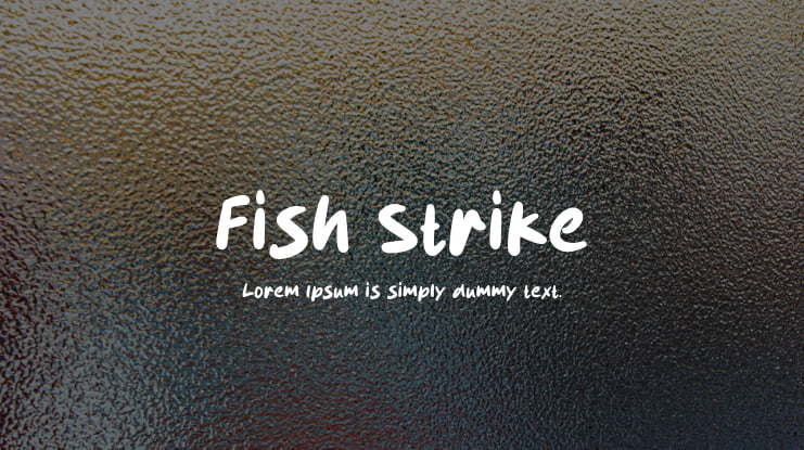 Fish Strike Font