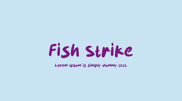 Fish Strike Font