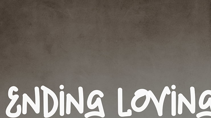 Ending Loving Font