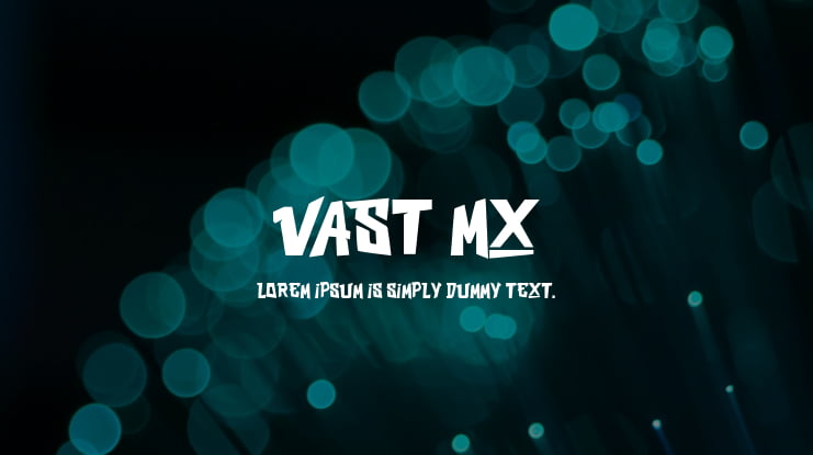 VAST MX Font