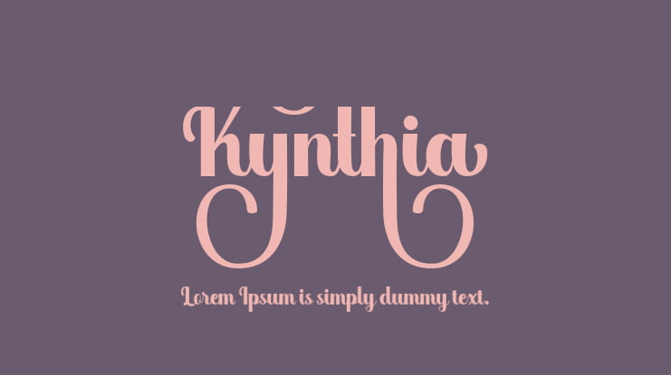 Kynthia Font
