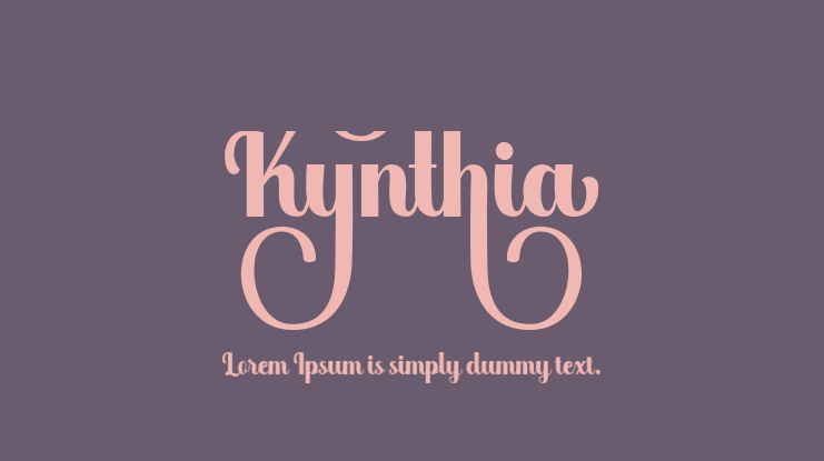 Kynthia Font