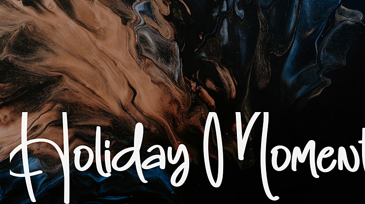 Holiday Moment Font