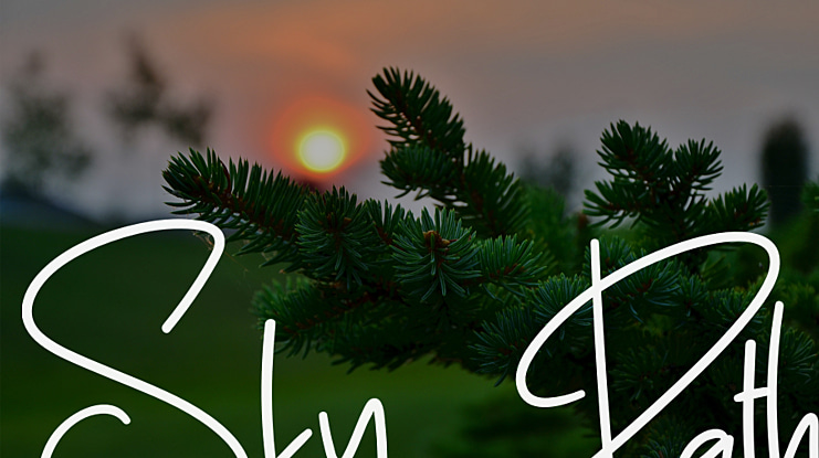 Sky Path Font