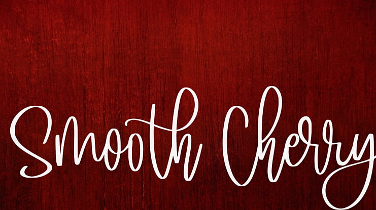 Smooth Cherry Font