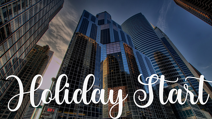 Holiday Start Font