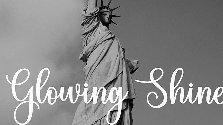 Glowing Shine Font