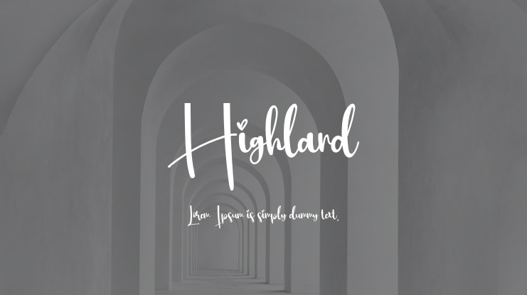 Highland Font