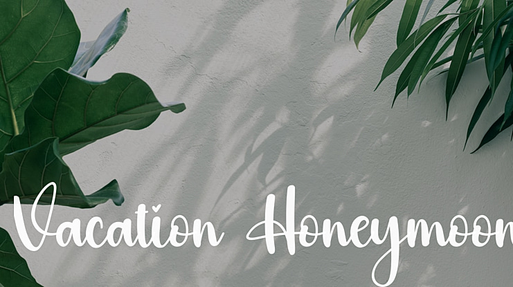 Vacation Honeymoon Font