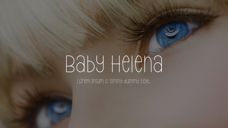 Baby Helena Font